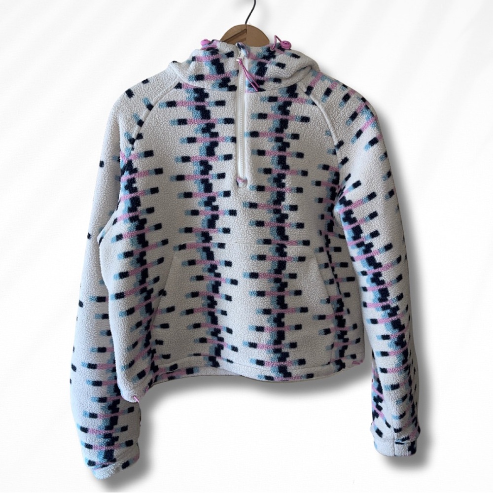 Outdoor Voices PrimoFleece 1/4 zip pullover hoodie - women’s small